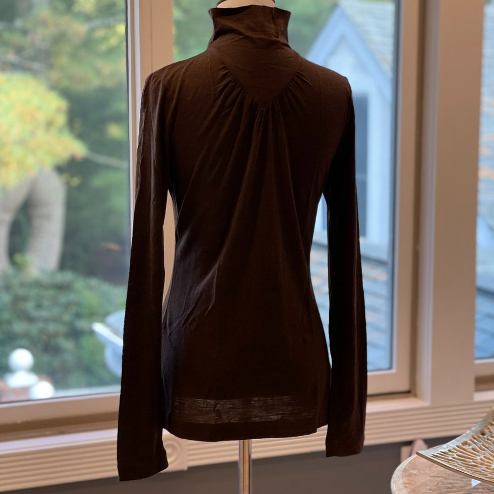 Tory Burch Brown Wool Blend Top - Picture 4 of 14
